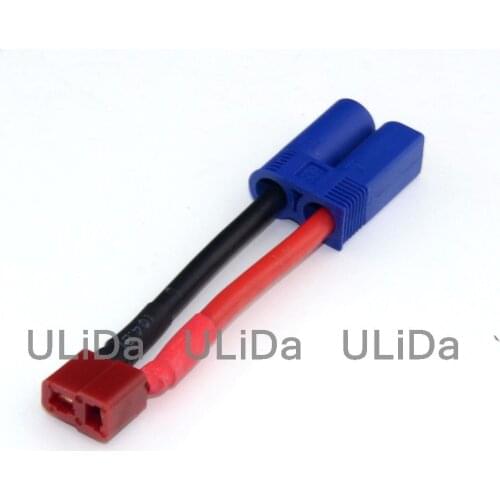Male Losi EC5 to Female Deans T-Plug Connector Adapter E-Flite Tenergy