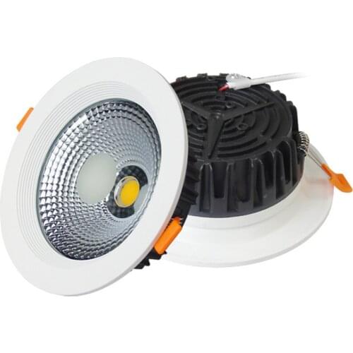 Super Bright Recessed LED Downlight COB 3W 5W 7W 10W 15W 20W 30W 40W LED Spot light LED decoration Ceiling Lamp AC 85-220V