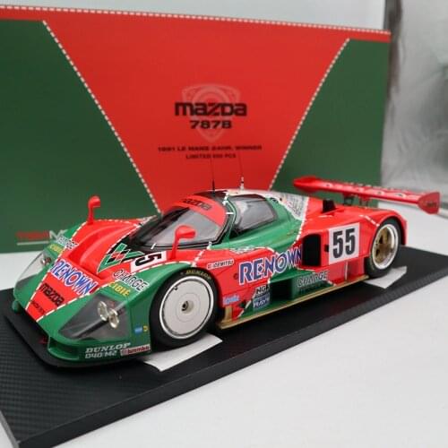 TSM151201 1/12 TSM 1991 MAZDA 787B #55 LE MANS 24Hrs WINNER LTD 999 Resin Models Toys Gifts Collection