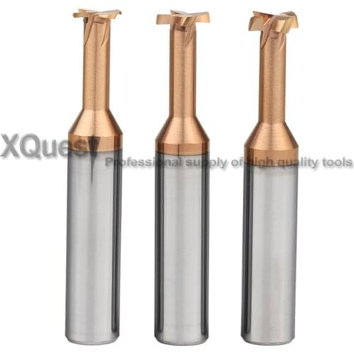 Solid Carbide T type milling cutter 3mm 4mm 5mm 6mm 7mm 8mm 9mm 10mm 12mm T-cutter Tungsten Steel Milling CNC maching mills