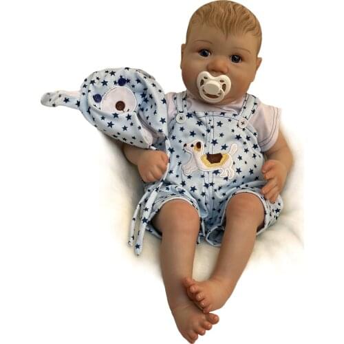 AWW! Reborn Doll Boy 22" Baby Newborn Boneca Renascida Life Like Bebe Realistic Berenguer