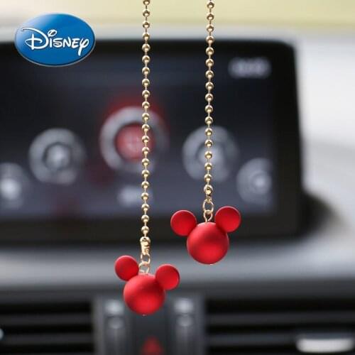 Disney Rearview Mirror Ornaments Car Ornaments Cute Mickey Mouse Car Decoration