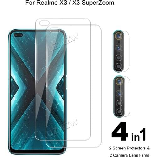 For Realme X3 SuperZoom / X3 Camera Lens Film Protective Glass Screen Protector Guard Tempered Glass