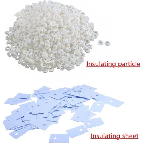 100PCS TO220 TO-220 insulation particles Insulating pads silicone heat sink insulation film
