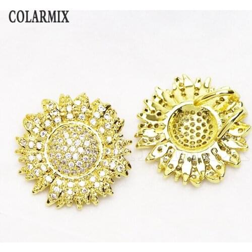8Pcs Sunflower pendant Jewelry Pendant Charms Jewelry Accessories Jewelry pendant Gift Fashion jewelry Pendant 8369