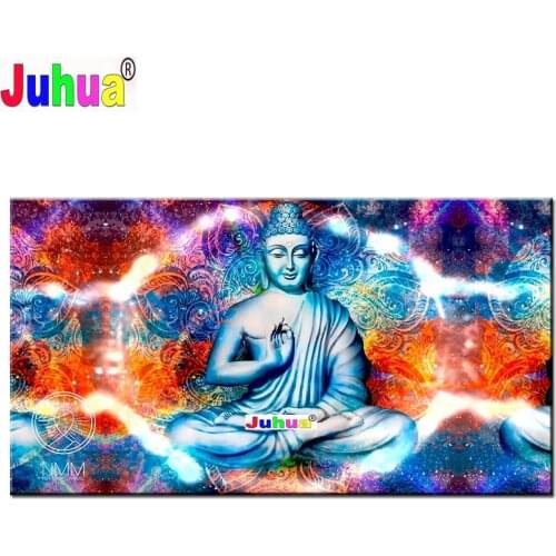 Large Buddha diamond painting Full Square 3d Picture diamond mosaic Full round diamond embroidery Netherlands Religion Decor