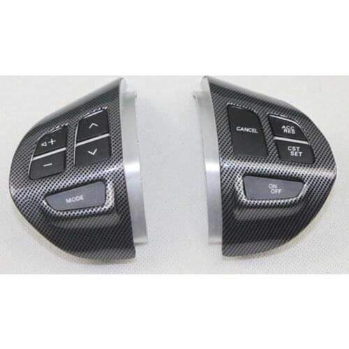 For Mitsubishi ASX 2013-2018 Car Steering Wheel Panel Cover Trim Car moulding styling sticker