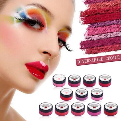 Ibcccndc 5 Colors Lipstick Powder DIY Lipstick Material Pigment Lip Base Rich In Color Lips Makeup Cosmetics TSLM1