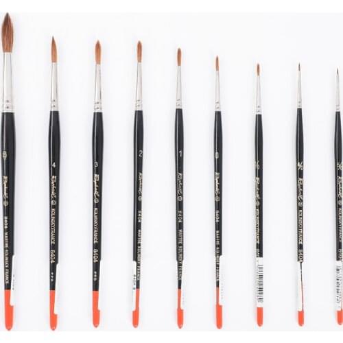 AOWEN 8404 Profession Painting Brushes Art Painting Brushes Artistic Watercolor Brush Set for Gouache Wash Mop Art Painting