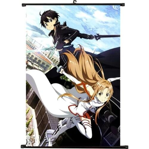 Sword Art Online Anime manga wall Poster Scroll 2019 20x30cm