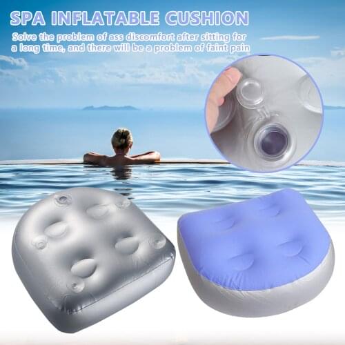 Portable Massage Cushion Outdoor Functional Booster Inflatable Water Injection Booster Tub Spa Seat Cushion Adult Massage Pad