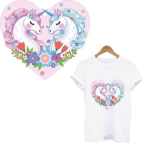 Flower Animal Patches On Clothes Iron On Transfers For Clothing Cartoon Patch Iron On Patches Sticker Women dress Thermo sticker