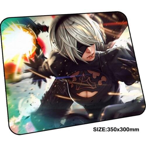 NieR Automata mousepad gamer 350x300x3mm gaming mouse pad Aestheticism notebook pc accessories padmouse Cartoon ergonomic mat