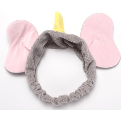 Cute Big Ear Elephant Dress Up Headband Children Cosplay Party Hair Band Girls Headbands Cotton Hair Accessories for Women