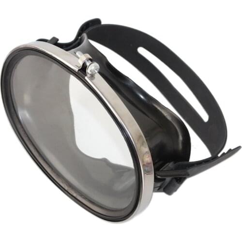Underwater Diving Goggles High Definition Anti Fog Half Face Glasses Lens Comfortable Mirror Strap Swim Accessories