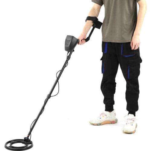 LCD Underground Metal Detector 8‑Level Sensitivity for Finding Coins Gold Silver Copper with Headset