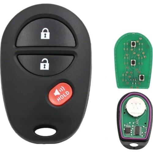XRSHKEY 3 button 315Mhz Remote key GQ43VT20T For Sequoia Sienna 2008 2009 2010 2011 2012 315 mhz