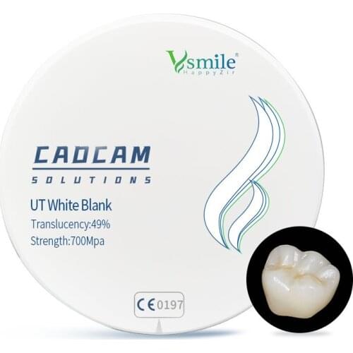 Dental Zirconia Blocks Ultra Translucency 98/95/AG CADCAM System for Dental Technician Dental Laboratory