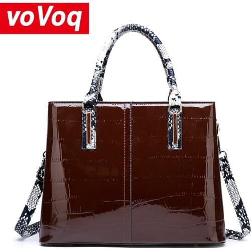 2020 Luxury Crocodile Leather Handbags Women Bags Designer Female Shoulder Crossbody Bag Ladies High Quality Tote Messenger Hot