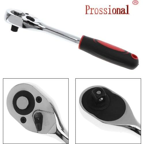 Ratchet Wrench High Torque A Type Wrench For Socket 24 Teeth Cr-v Quick Release Square Head Spanner Hand Repair Tools