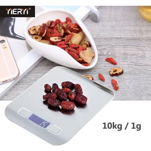 Yieryi 10KG/1g High Precision Balance Quality Electronic Scales Weighting Food Scales Portable Digital Scales For Kitchen