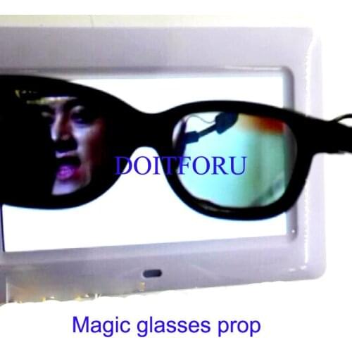 Escape room prop Magic glasses use amazing glasses to find invisible clues secret chamber room magic prop for real life escape