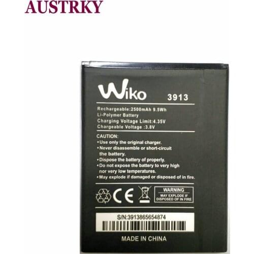 1PCS New High quality WIKO 3913 battery For WIKO 3913 LENNY4 LENNY 4 Mobile phone +track code
