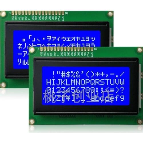 10Pcs 1604A LCD screen 1604 LCD 5V 16X4 characters Blue screen / Yellow screen LCD module