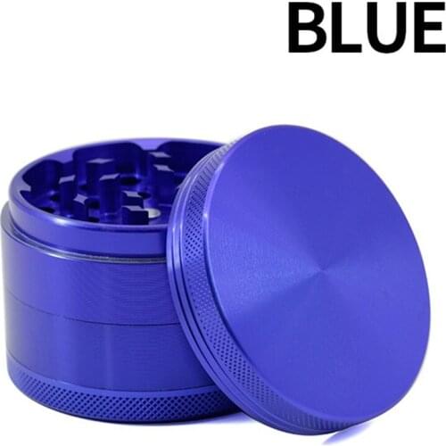 63mm 4 Floor Portable solid color smoke grinder Weed Tobacco Pot Spice Mill Grinder Crusher Machine Accessories