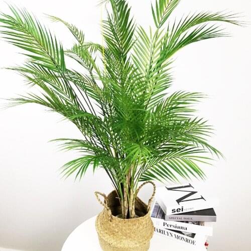96cm 13 Heads Tropical Artificial Palm Tree Large Plants Leaves Fake Palm Leafs Plastic Monstera Foliage for Office Decoration
