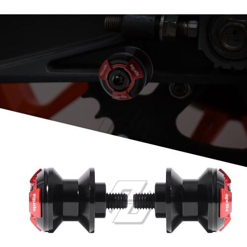 Motorcycle Accessories Swingarm Spools Slider Stand Screws Case for Aprilia Tuono 125 1000R V4R RSV1000 RS 50 125