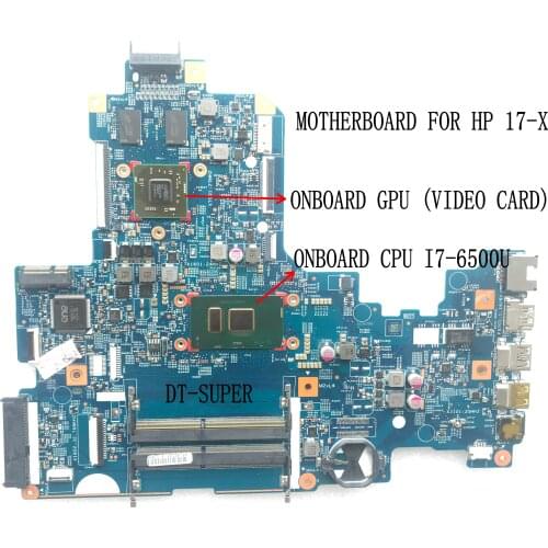 FAST SHIPPING,100% FUNCTIONAL. 448.08E01.0021 17-X MAINBOARD FOR HP 17-X LAPTOP MOTHERBOARD.CPU I7-6500U +GPU