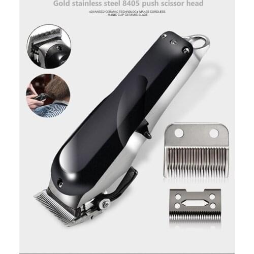 For Wahl ic Clip Cord & Cordless Replacement Blade + Cutter Blade (Steel Blade)-Silver