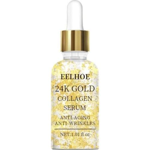 24k Gold Face Essence Lifts Tightens Skin Reduces Fine Lines Enhances Skin Elasticity Anti-Wrinkle Drying Facial Serum OilTSLM1