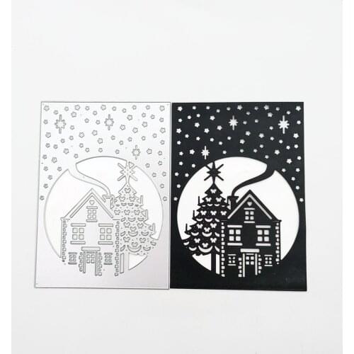 Julyarts Christmas Card Cover Metal Die Cut Craft Cutting Dies Card Making for DIY Scrapbooking Album Paper Card