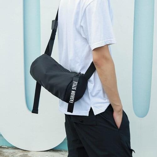 Men Waterproof Oxford Crossbody Bag Anti-theft Shoulder Sling Bag Multifunction Short Travel Messenger Chest Pack For Male 2021