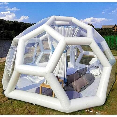 3/4/5m Football Structure Inflatable Bubble Lodge Tent Hotel Room Large Luxury Igloo Dome casa de campaña,Inflatable Garden Tent