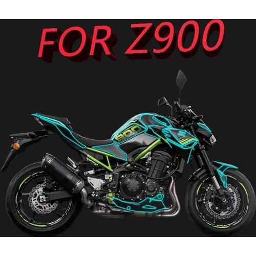 Motorcycle Tank Pad Protector Sticker The whole car TPU transparent Protection Scratch Decal Gas For Kawasaki Z900 Z 900