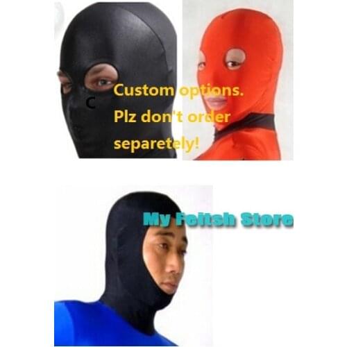 Customize Option Of open eyes/open eyes and mouth/open face