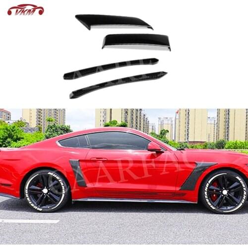 PP Primer Material Front Bumper Fender Fins Accessorise For Ford Mustang 2015 2016 2017 2018 2019 Auto Decoration