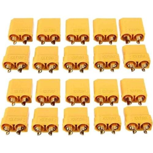10 Pairs Female Male XT90 Banana Bullet Connector Plug For RC LiPo Battery B