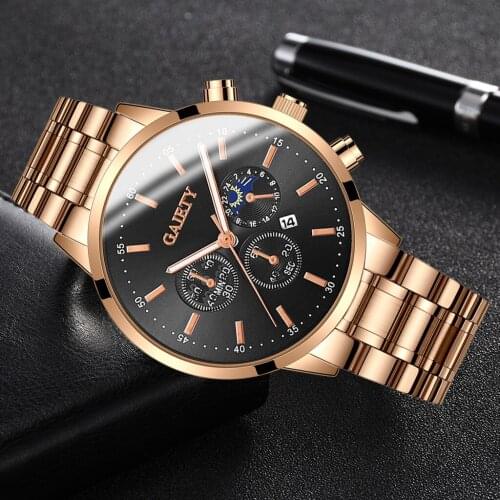 Luxury Watch 2021 Hot Mens Watch Fashion Steel Belt Three-eyed Mens Business Quartz Watch Factory Spot Wholesale Men Watches