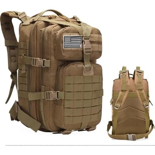 Large Capacity Military Bags Army Tactical Combat Training Backpacks Durable Outdoor Hunting Climbing Hiking Sports Backpack