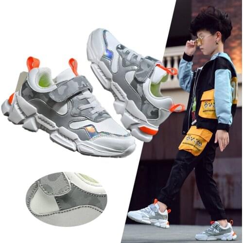 School Shoes for Teens Children Walking Shoes Sports Tenis Infantil Leather Chaussure Enfant Kids Boys Teenagers Girls Sneakers