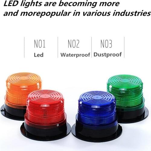 Rolling Car Truck Signal Warning light 12V 24V 220V LTE5095 Indicator light LED Lamp Warning Flash beacon light