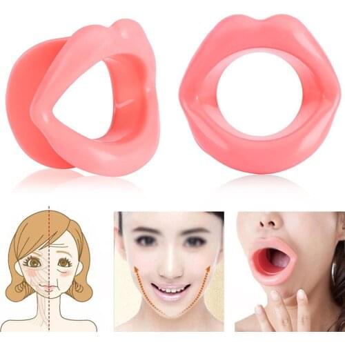 Silicone Rubber Face Mouth Massage Roller Slimmer Exercise Mouth Muscle Anti Wrinkle Lip Trainer Face Care Exerciser Mouthpiece