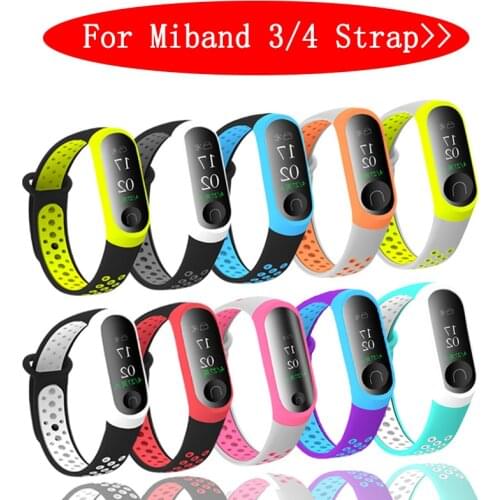 Sport Mi Band 4 Strap wrist strap for Xiaomi mi band 4 sport Silicone Bracelet for xiaomi Mi band 4 band4 smart watch bracelet