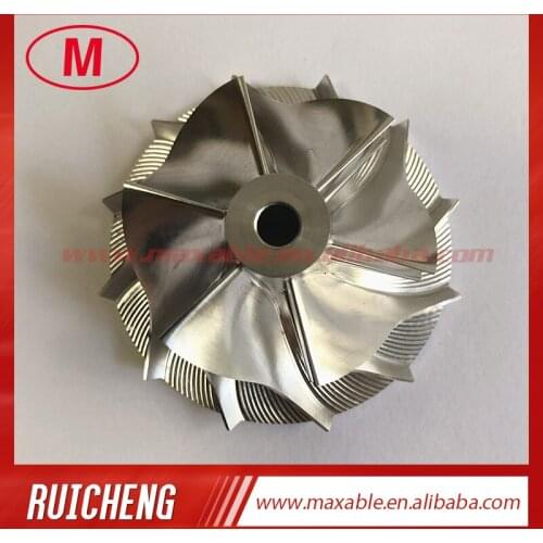TF035 13T 49377-00018 38.35/51.00mm 6+6 blades turbocharger billet/milling/aluminum 2618 compressor wheel for 49135-05671/320D