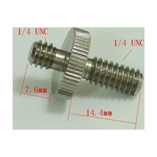 1pcs long 1/4" Male Threaded to 1/4" Male Threaded screw Adapter new