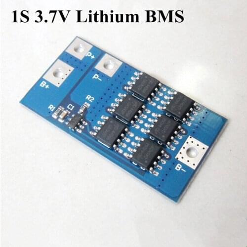 10pcs 3.7v lithium 1S BMS 6A 10A 8A 5A Discharge battery bms short circuit protection for li-ion lipo polymer cells power tools